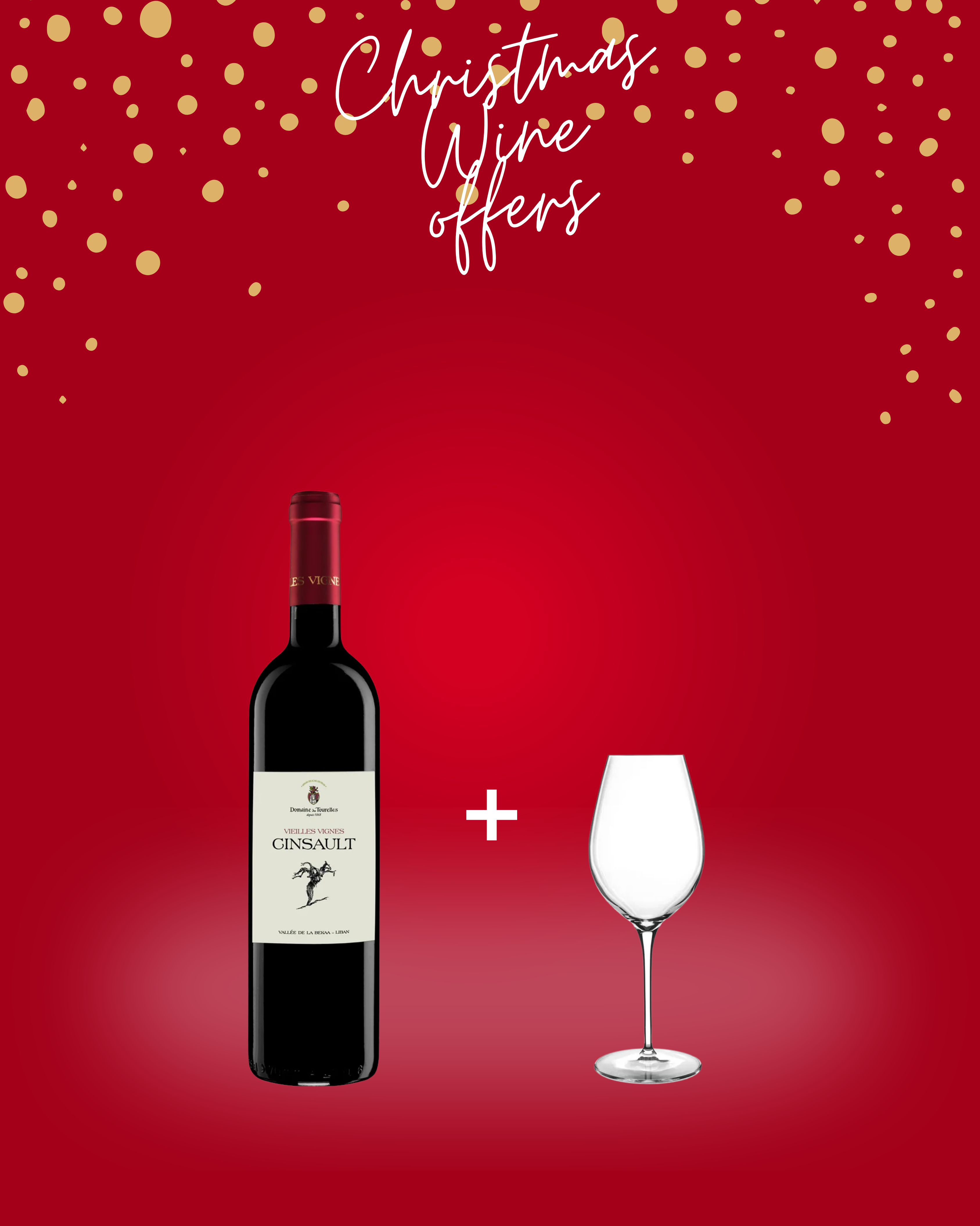 Domaines Des Tourelles Cinsault + x1 Free Glass