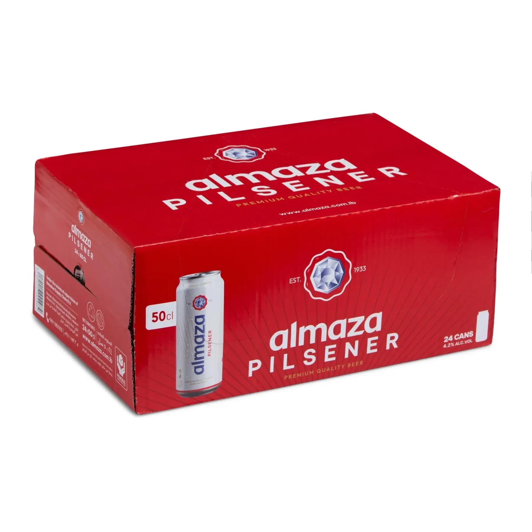 Almaza Can - Premium Liquors & Cigars