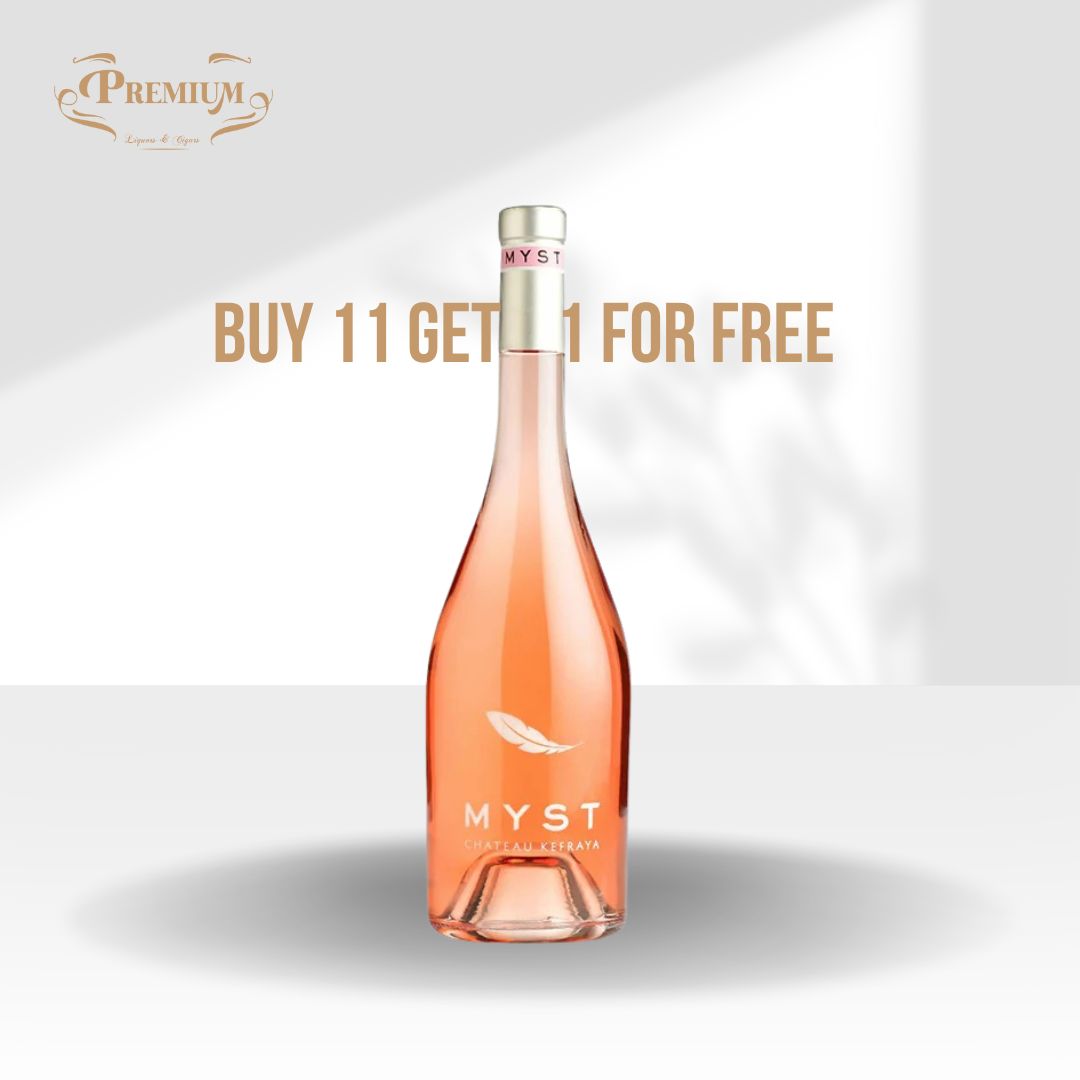 Buy x11 Kefraya Myst (75cl) & Get x1 FREE Kefraya Myst (75cl) - Premium Liquors & Cigars