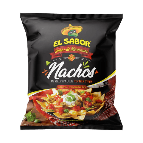 El Sabor Nacho Chips - Restaurant Style Tortilla Chips - Premium Liquors & Cigars