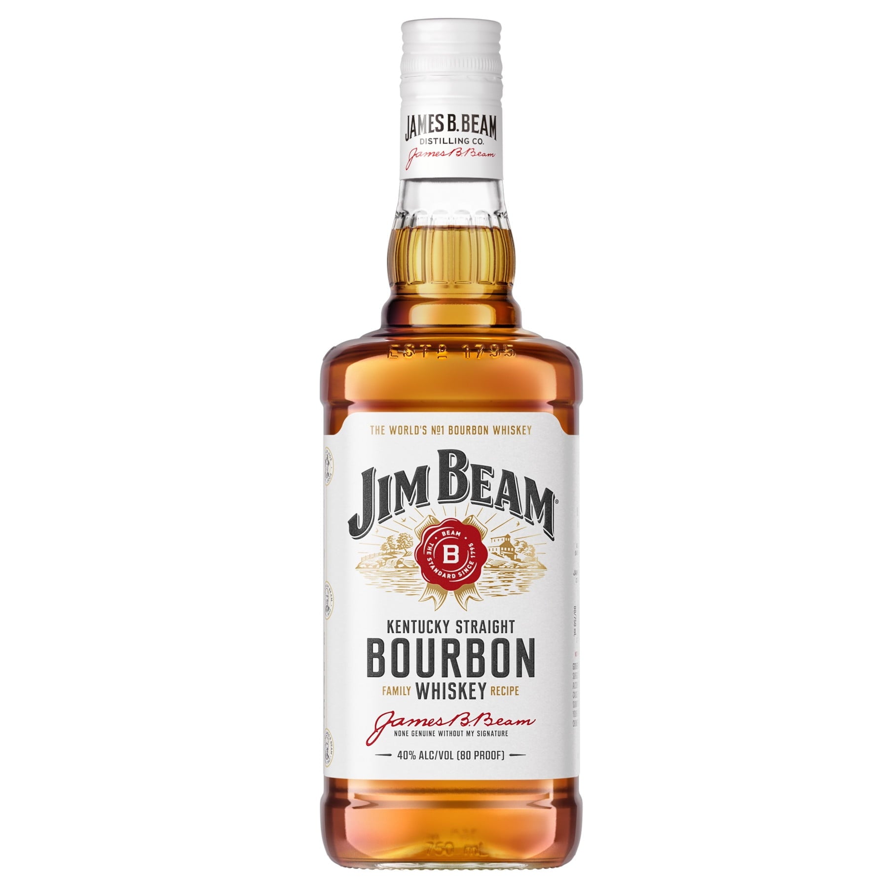 Jim Beam Kentucky Straight Bourbon Whiskey - Premium Liquors & Cigars
