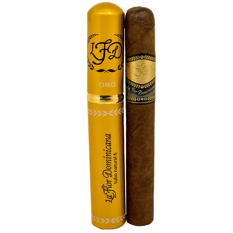 La Flor Dominicana Oro Tubo Natural 6 - Premium Liquors & Cigars