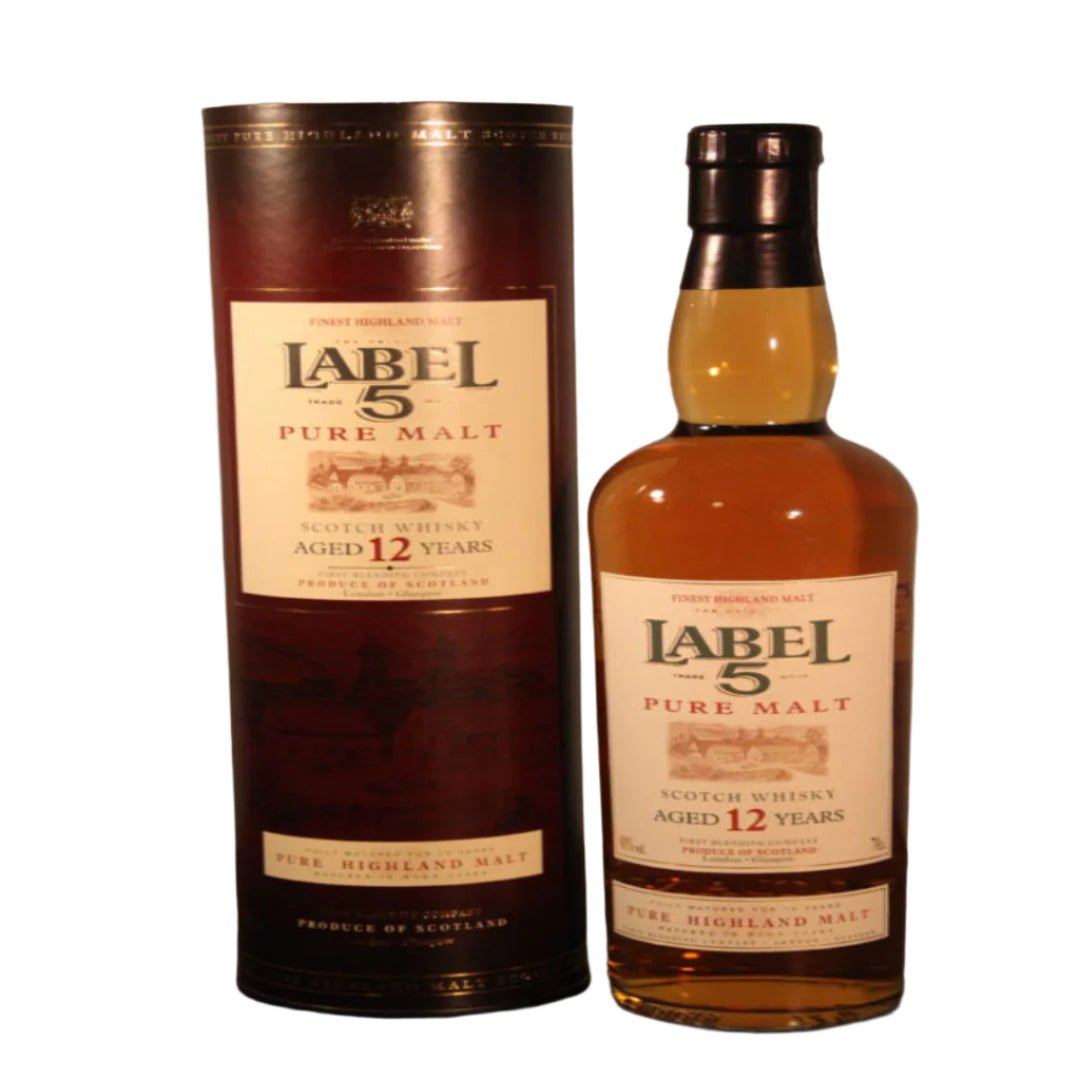 Label 5 Pure Malt 12 YO - Premium Liquors & Cigars
