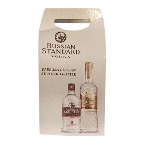 Russian Standard Gold 70cl + Free Russian Standard Bottle 35cl - Premium Liquors & Cigars