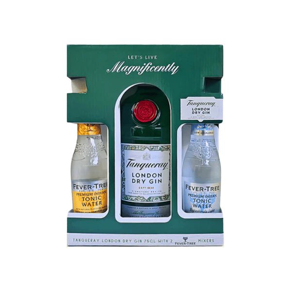 Tanqueray London Dry Gin 75cl + 2 Fever Tree Tonic - Premium Liquors & Cigars