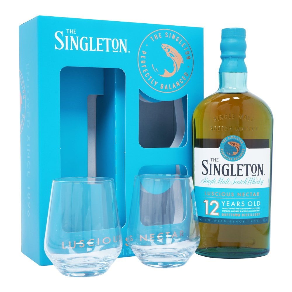 The Singleton 12 YO (70cl) + 2 glasses Gift Pack - Premium Liquors & Cigars